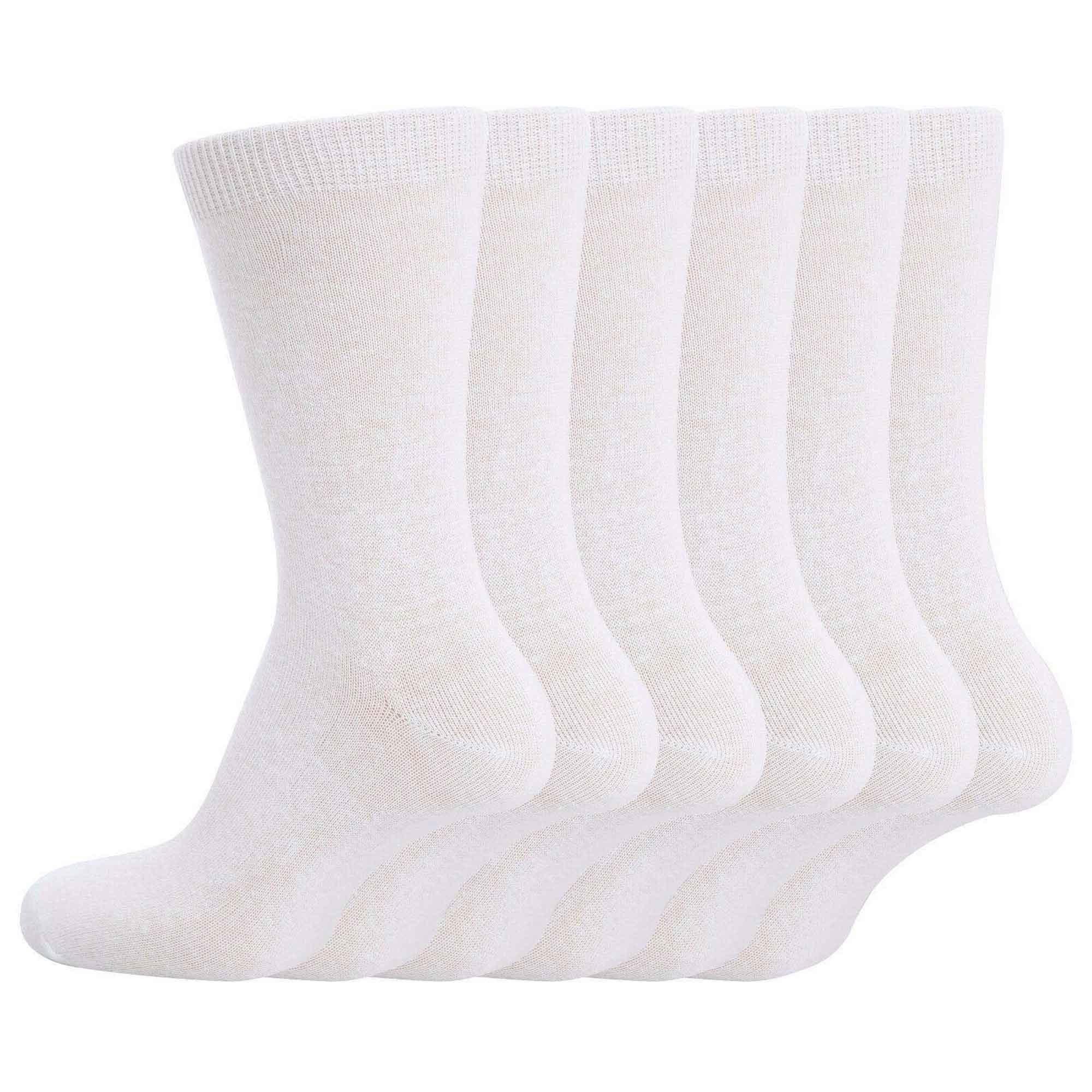Sock Stack 12 Pairs Kids Cotton Rich School Socks Ankle Breathable Durable Uniform Unisex