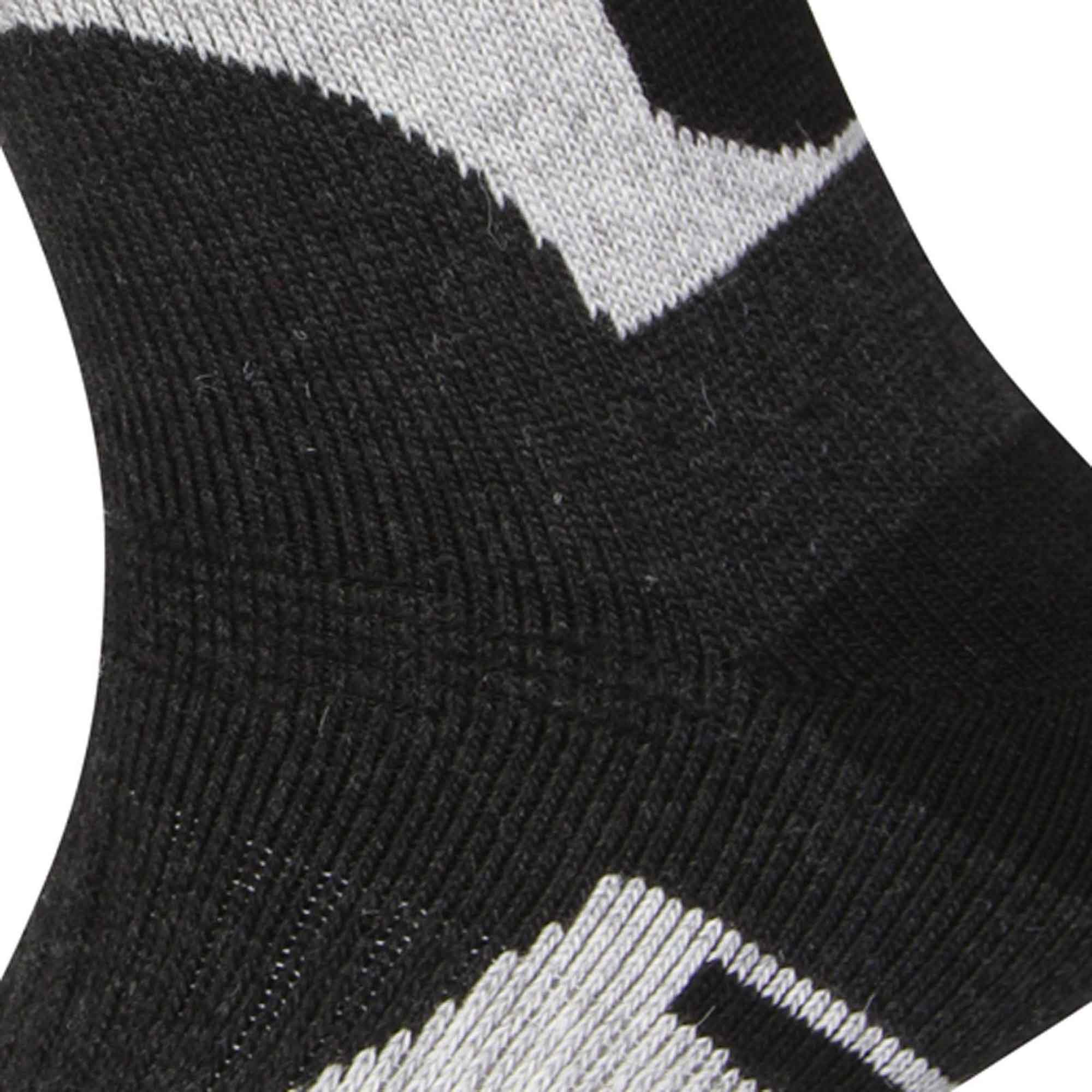 Sock Stack Men's Wool Hiking Work Boot Socks 12 Pairs Padded Sole Reinforced Heel