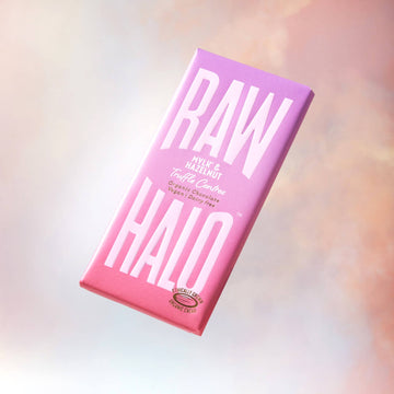 Organic Vegan Mylk Chocolate with Hazelnut Truffle Centre 90g