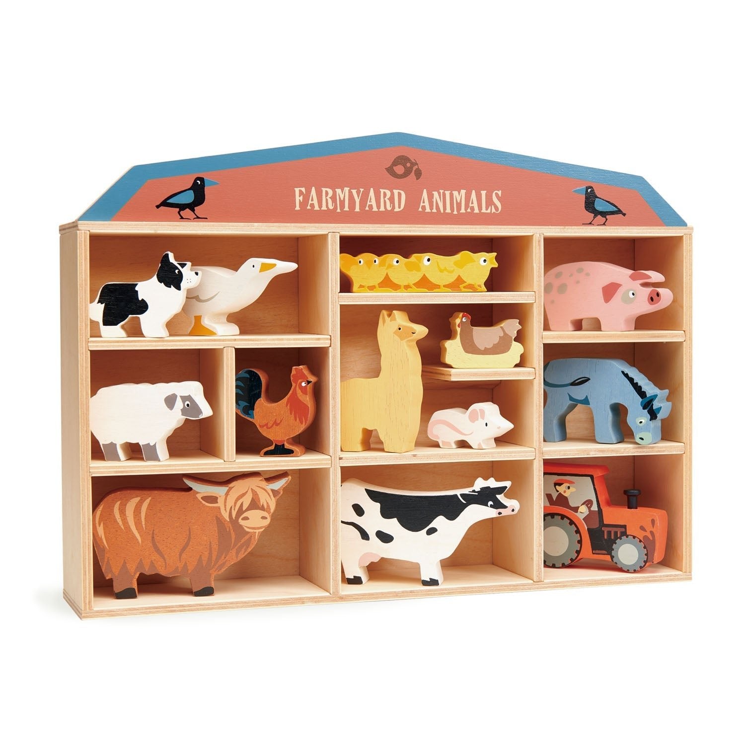 13 Farmyard Animals Shelf Set - REGN