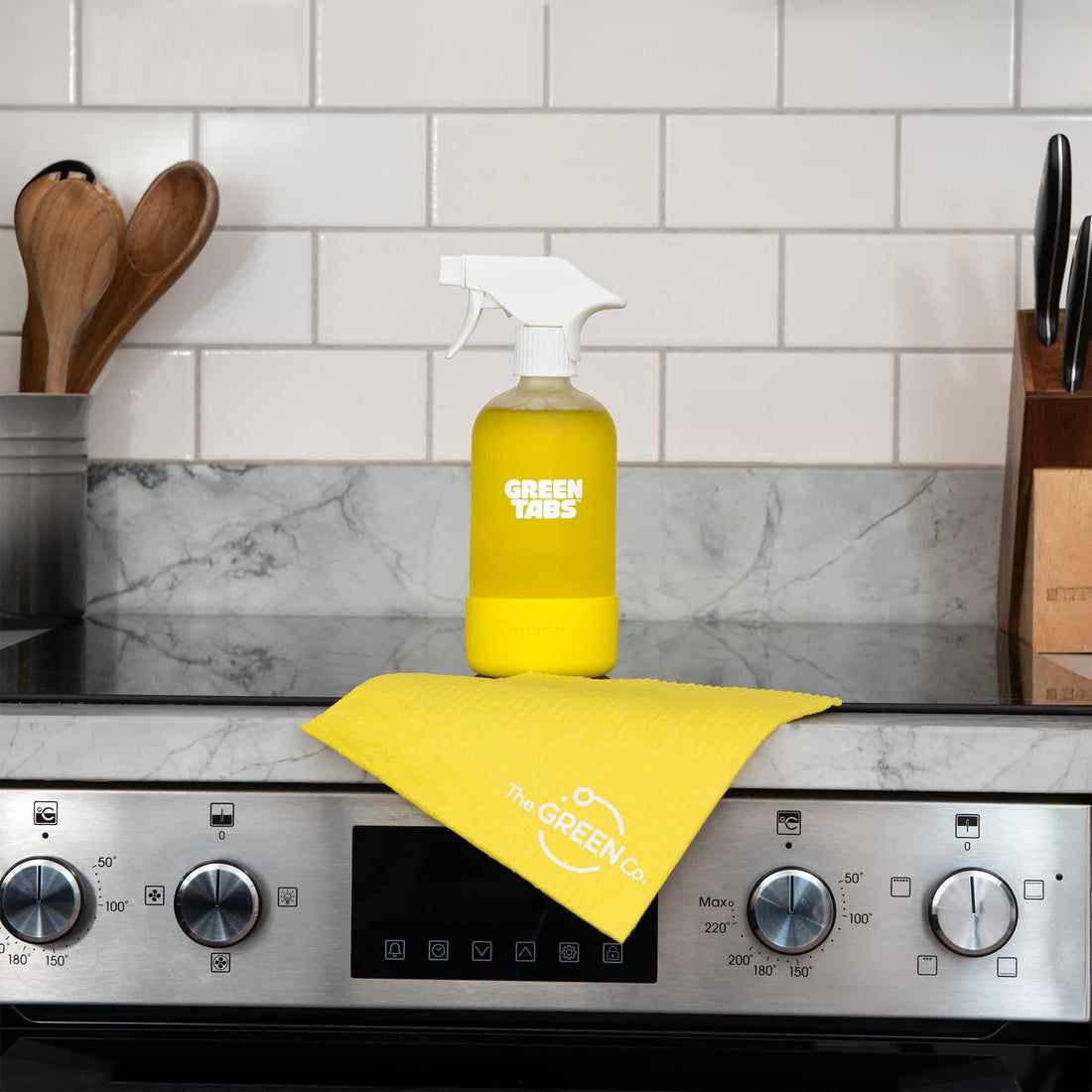 Plant-Powered Kitchen Degreaser GreenTabs™ – Plastic-Free, Vegan & Eco-Friendly Starter Kit