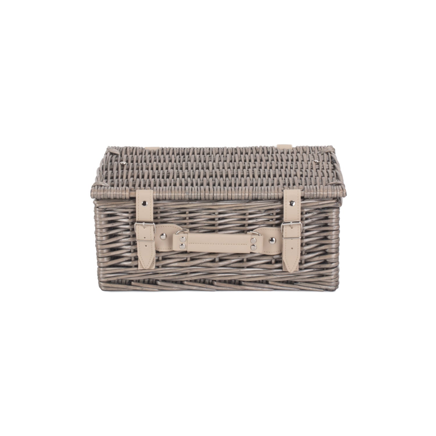 14 Inch Antique Wash Willow Hamper - REGN