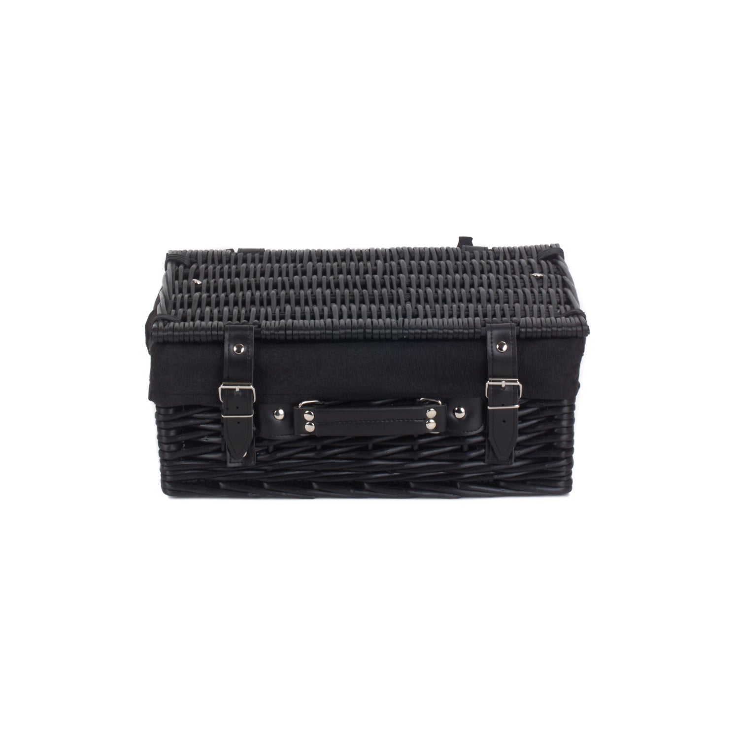 14 Inch Black Willow Hamper with Black Lining - REGN