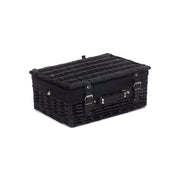 14 Inch Black Willow Hamper with Black Lining - REGN