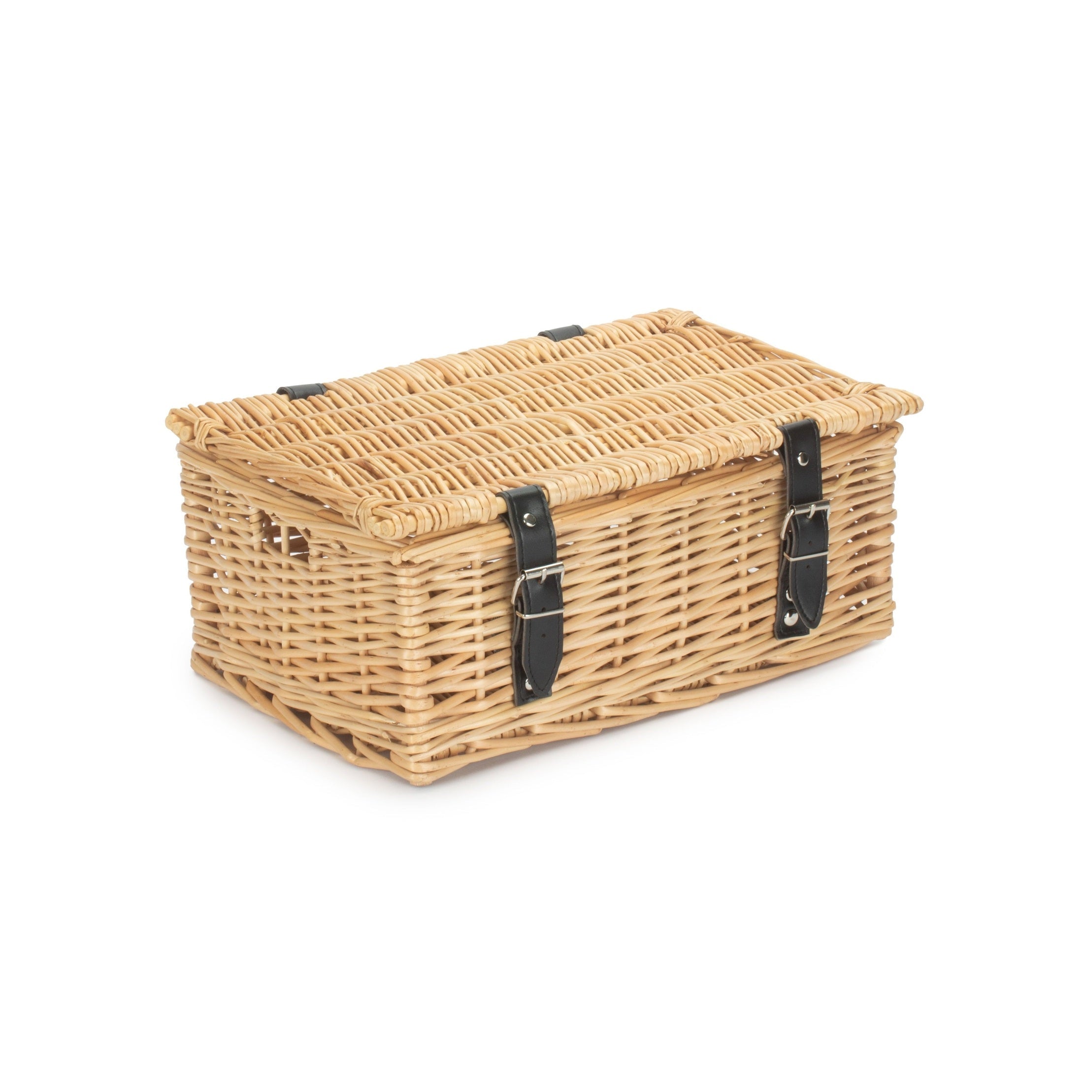 14" Inch Buff Willow Wicker Hamper Basket - REGN