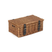 14 Inch Double Steamed Wicker Hamper Basket - Unlined - REGN