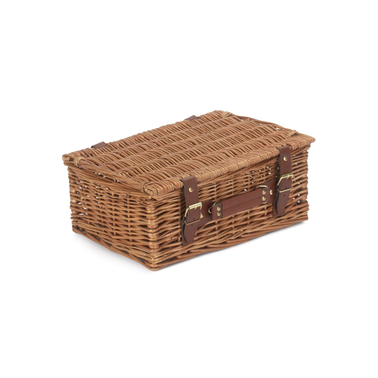 14 Inch Light Steamed Willow Hamper - REGN