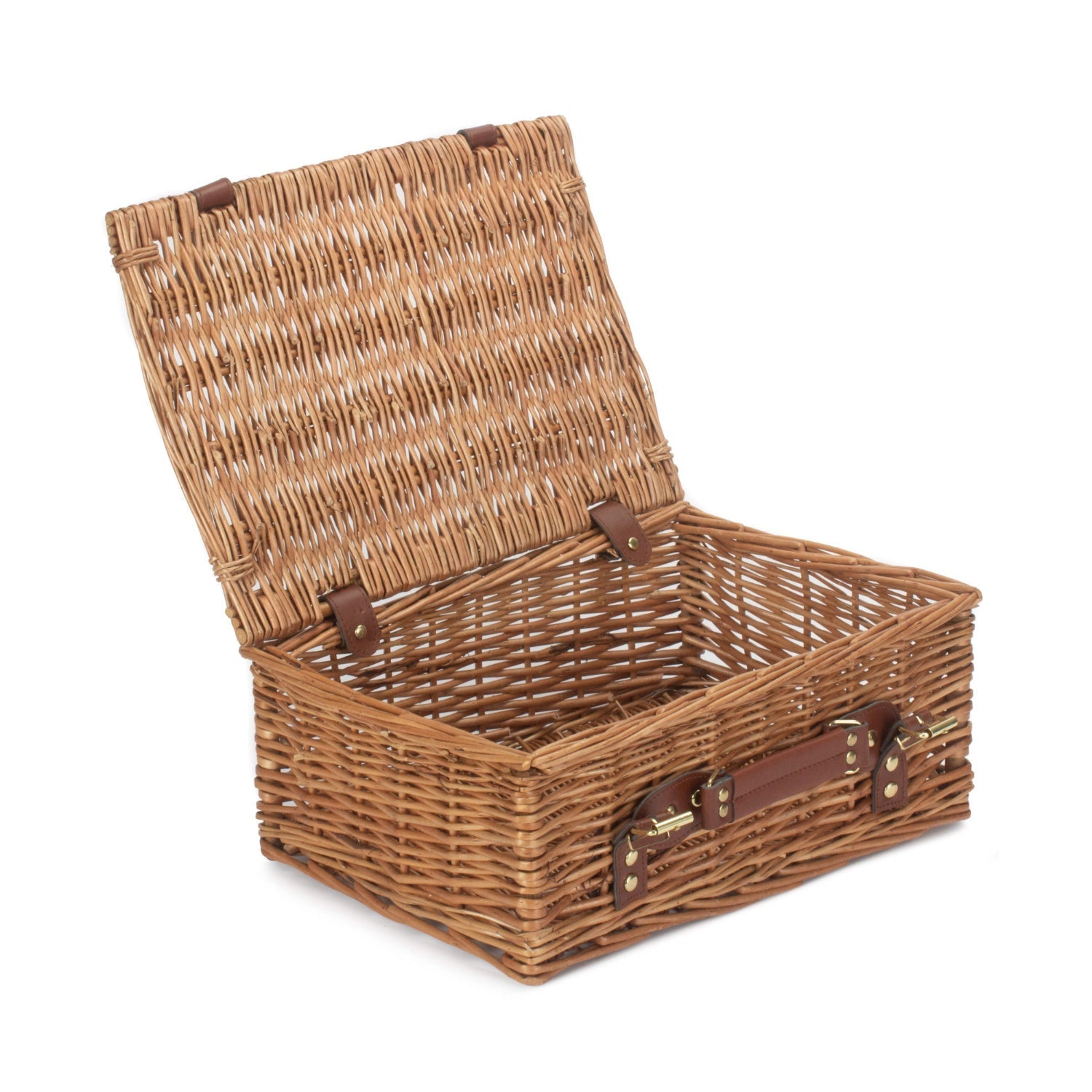 14 Inch Light Steamed Willow Hamper - REGN