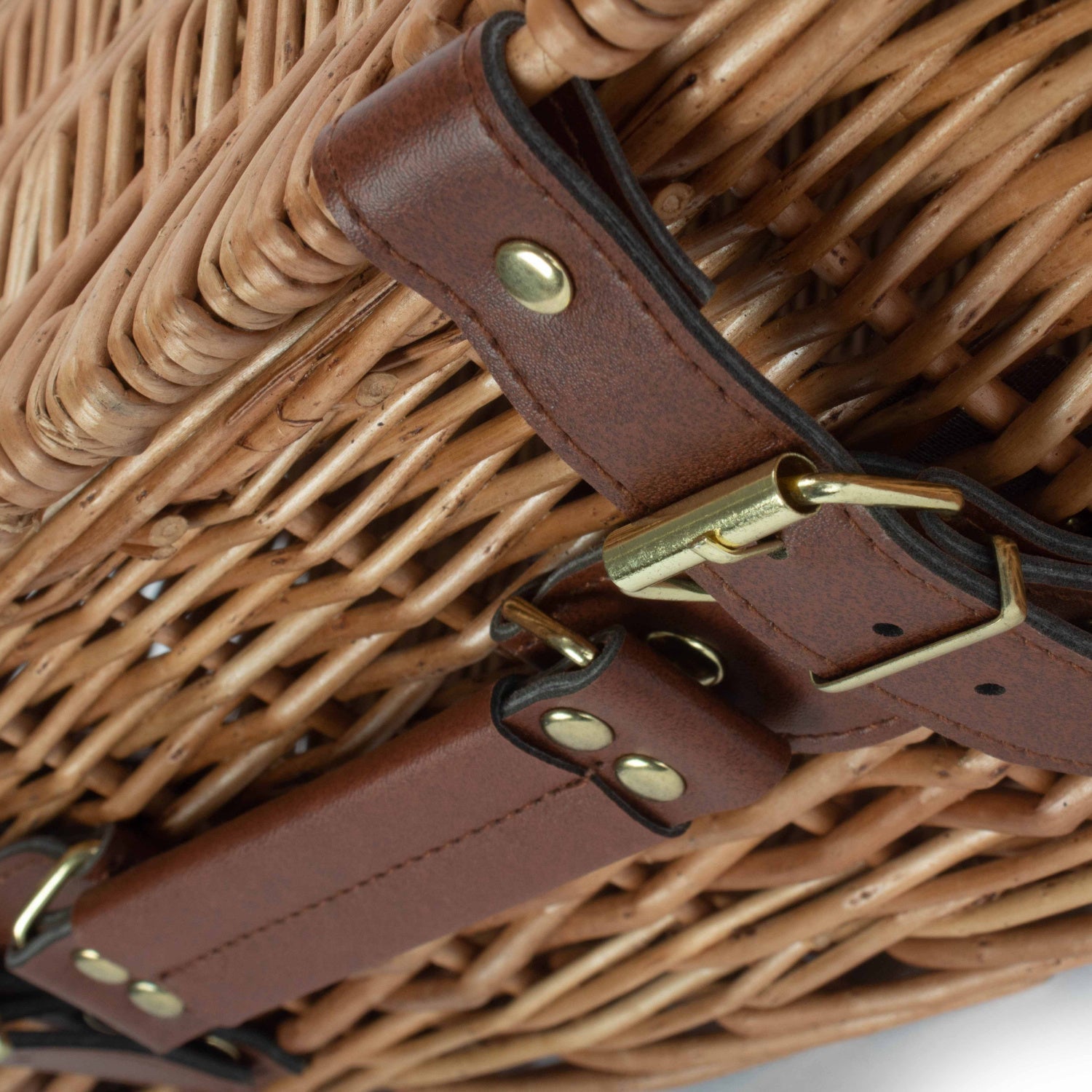 14 Inch Light Steamed Willow Hamper - REGN