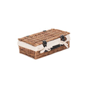 14 Inch Split Willow Hamper with White Lining - REGN