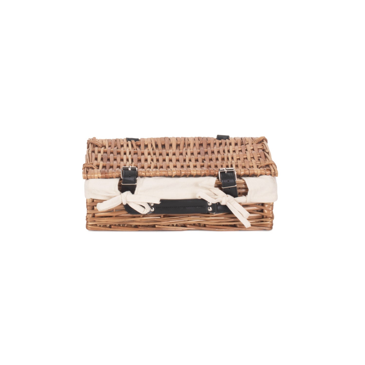 14 Inch Split Willow Hamper with White Lining - REGN