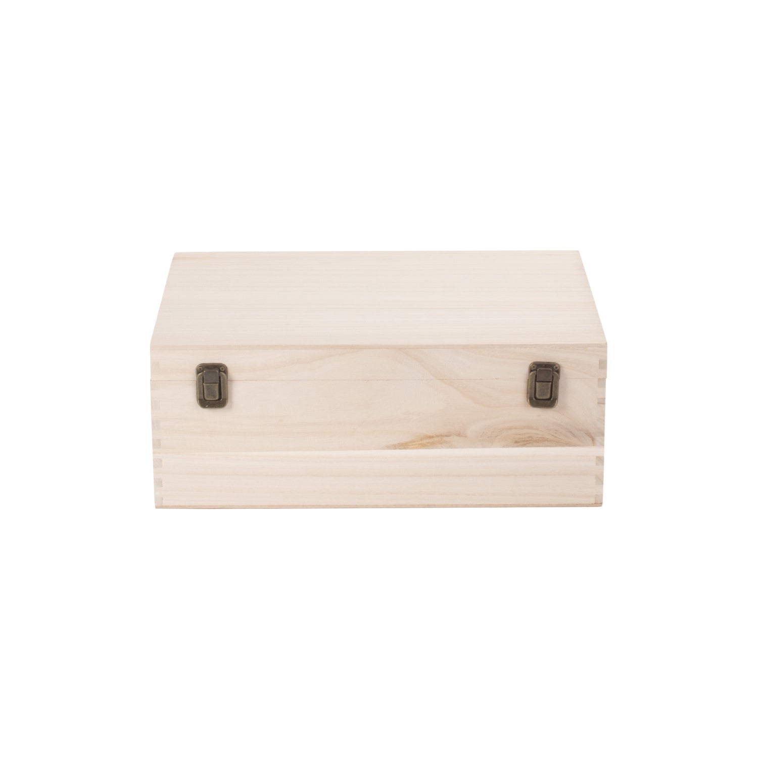 14 Inch Unvarnished Wooden Keepsake Box - REGN