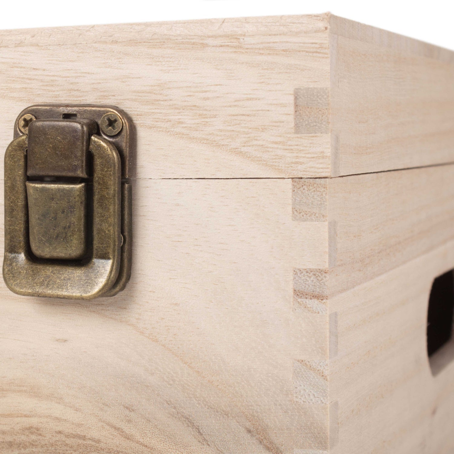 14 Inch Unvarnished Wooden Keepsake Box - REGN