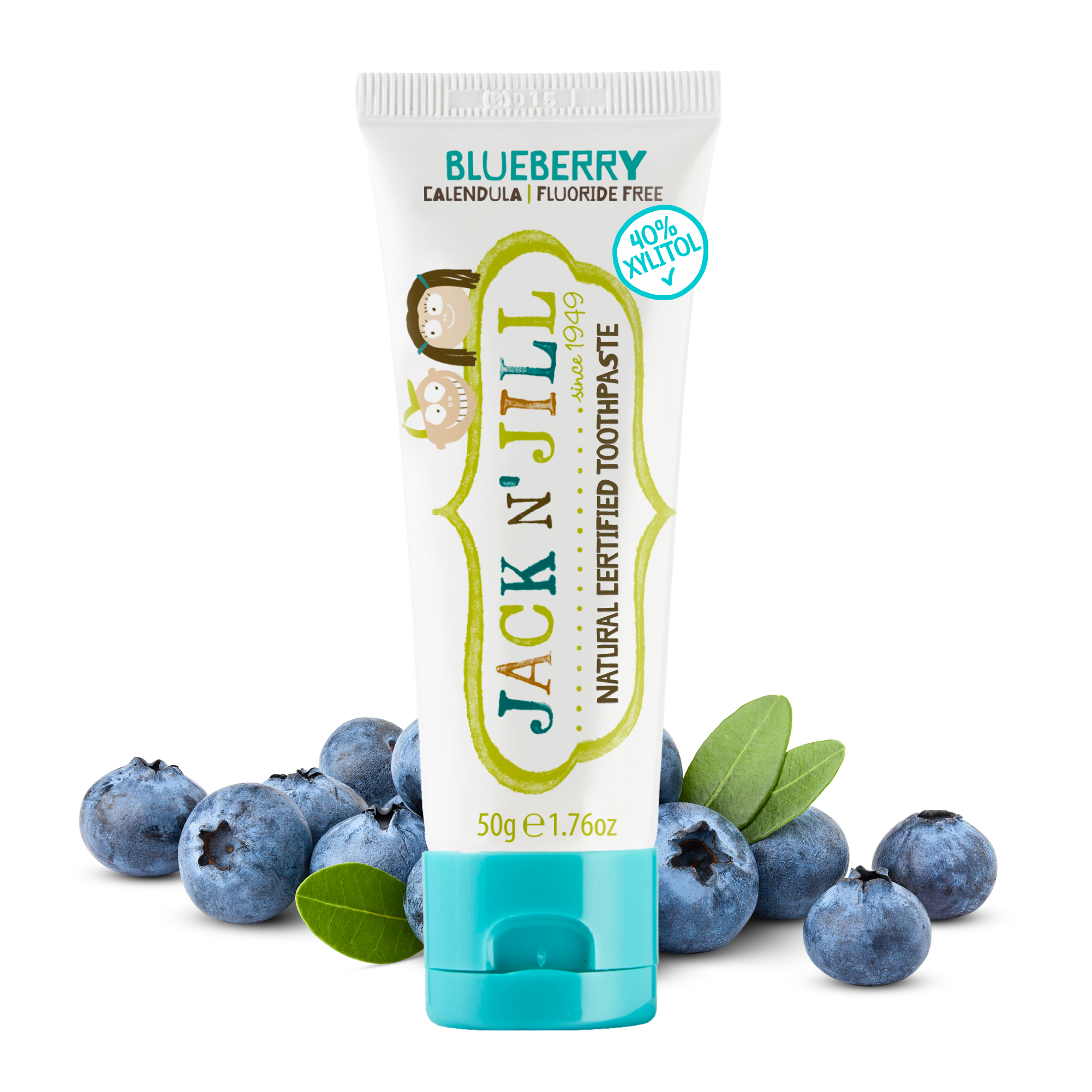 Jack N' Jill Natural Certified Toothpaste Blueberry - 50g