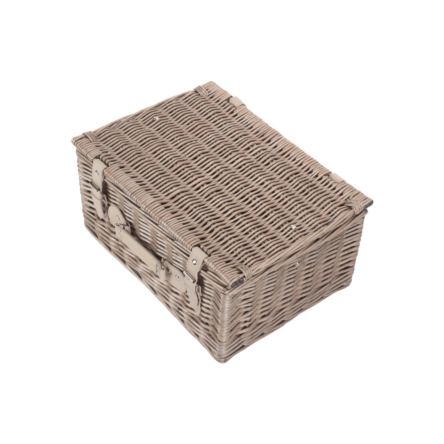 16 Inch Antique Wash Willow Hamper - REGN