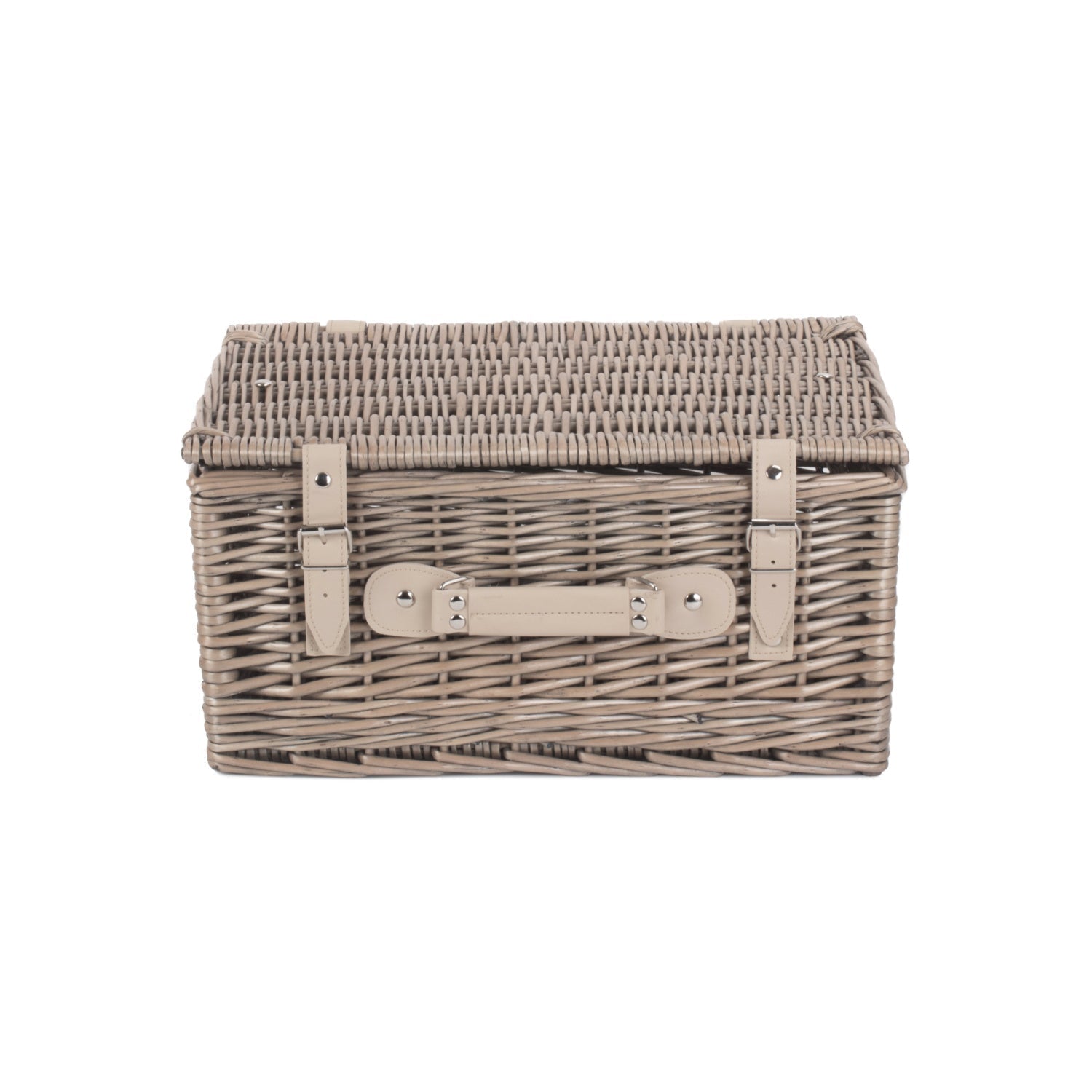 16 Inch Antique Wash Willow Hamper - REGN