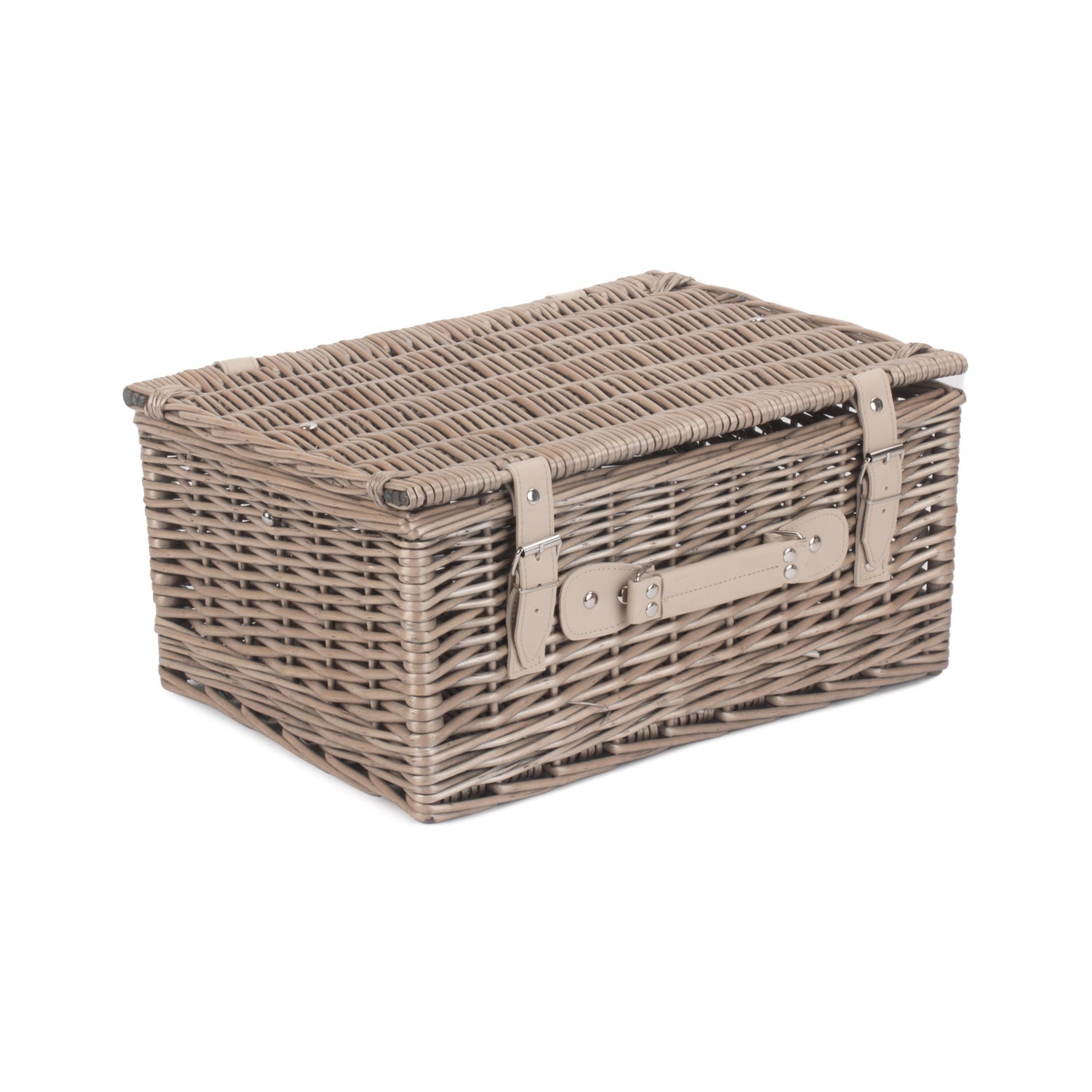 16 Inch Antique Wash Willow Hamper - REGN