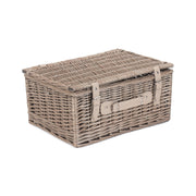 16 Inch Antique Wash Willow Hamper - REGN