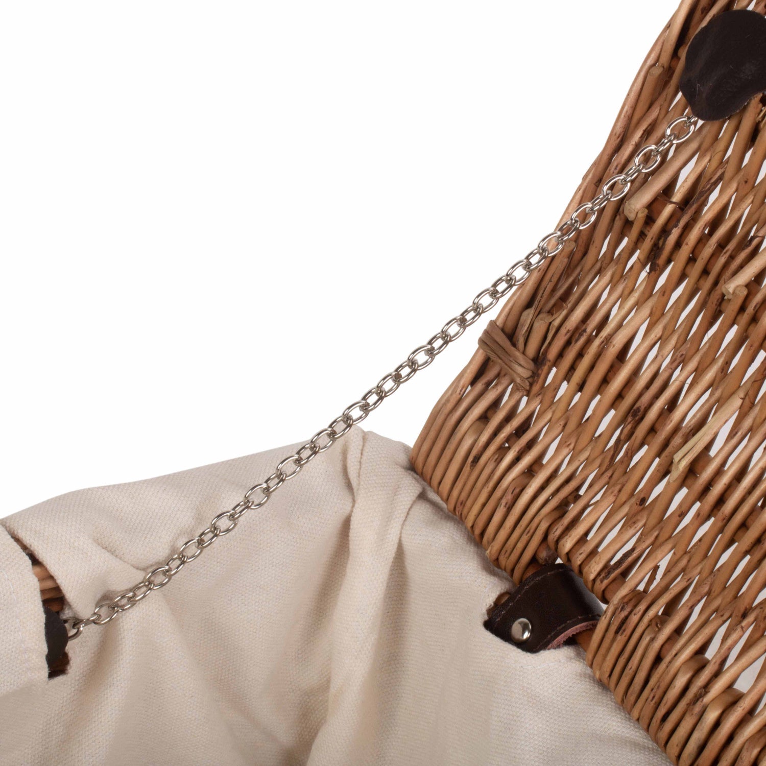 16 Inch Double Steamed Hamper with White Lining - REGN