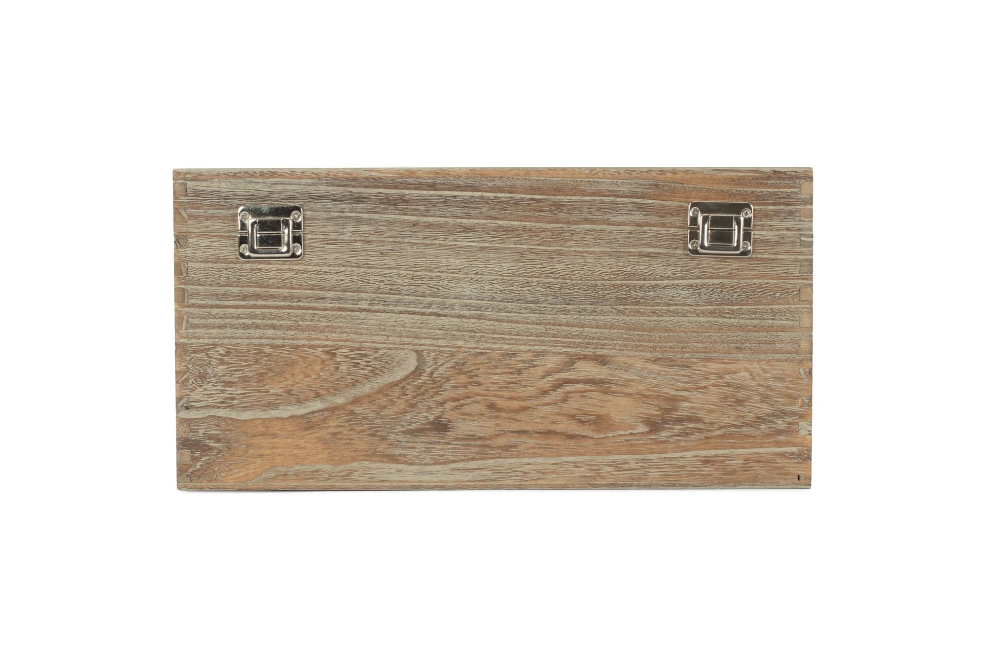 16 Inch Oak Effect Wooden Keepsake Box - REGN