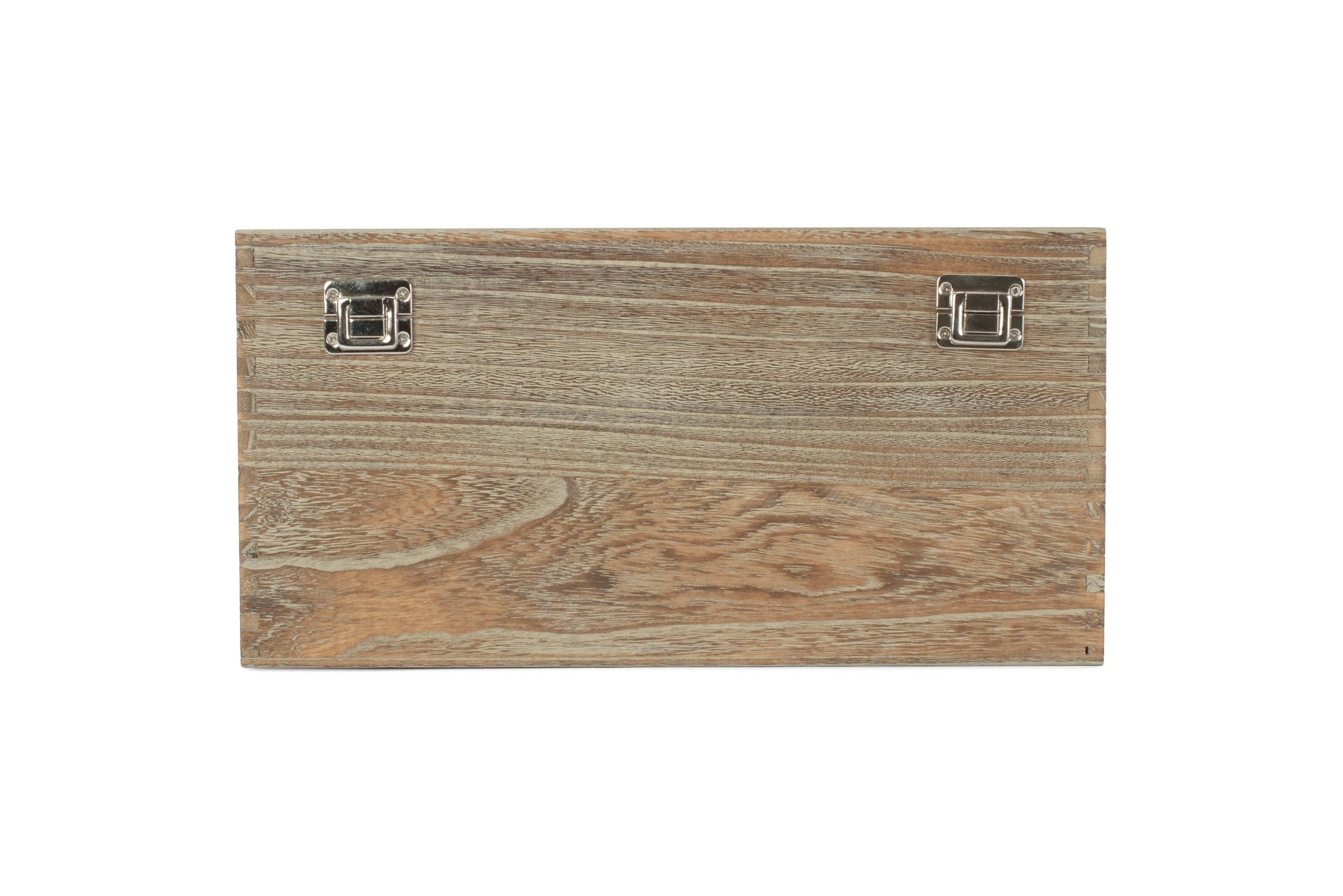 16 Inch Oak Effect Wooden Keepsake Box - REGN