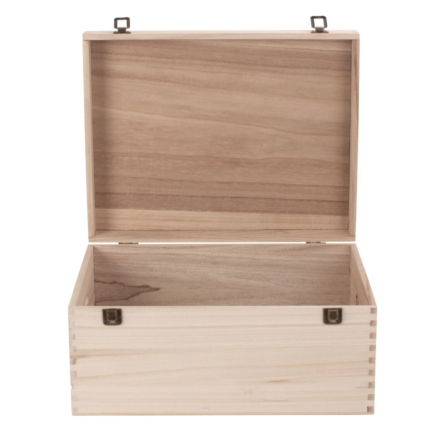 16 Inch Unvarnished Wooden keepsake Box - REGN