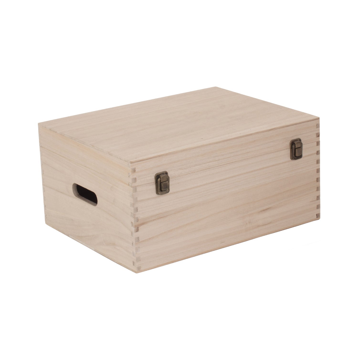 16 Inch Unvarnished Wooden keepsake Box - REGN