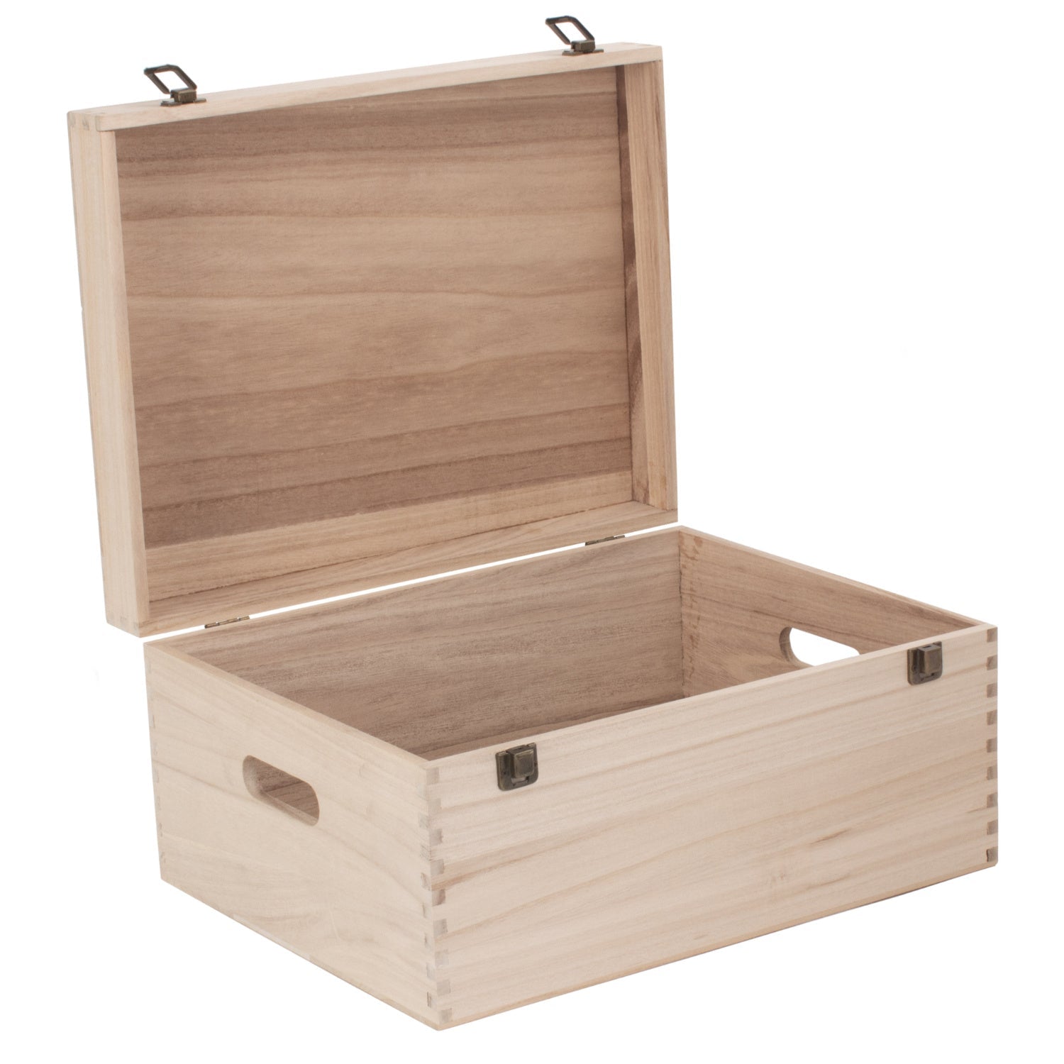 16 Inch Unvarnished Wooden keepsake Box - REGN
