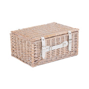 16 Inch White Wash Willow Hamper - REGN