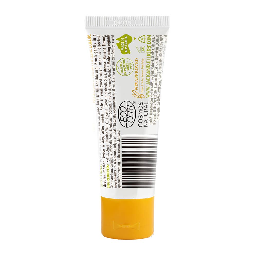 Jack N’ Jill Natural Banana Toothpaste for Kids 50g