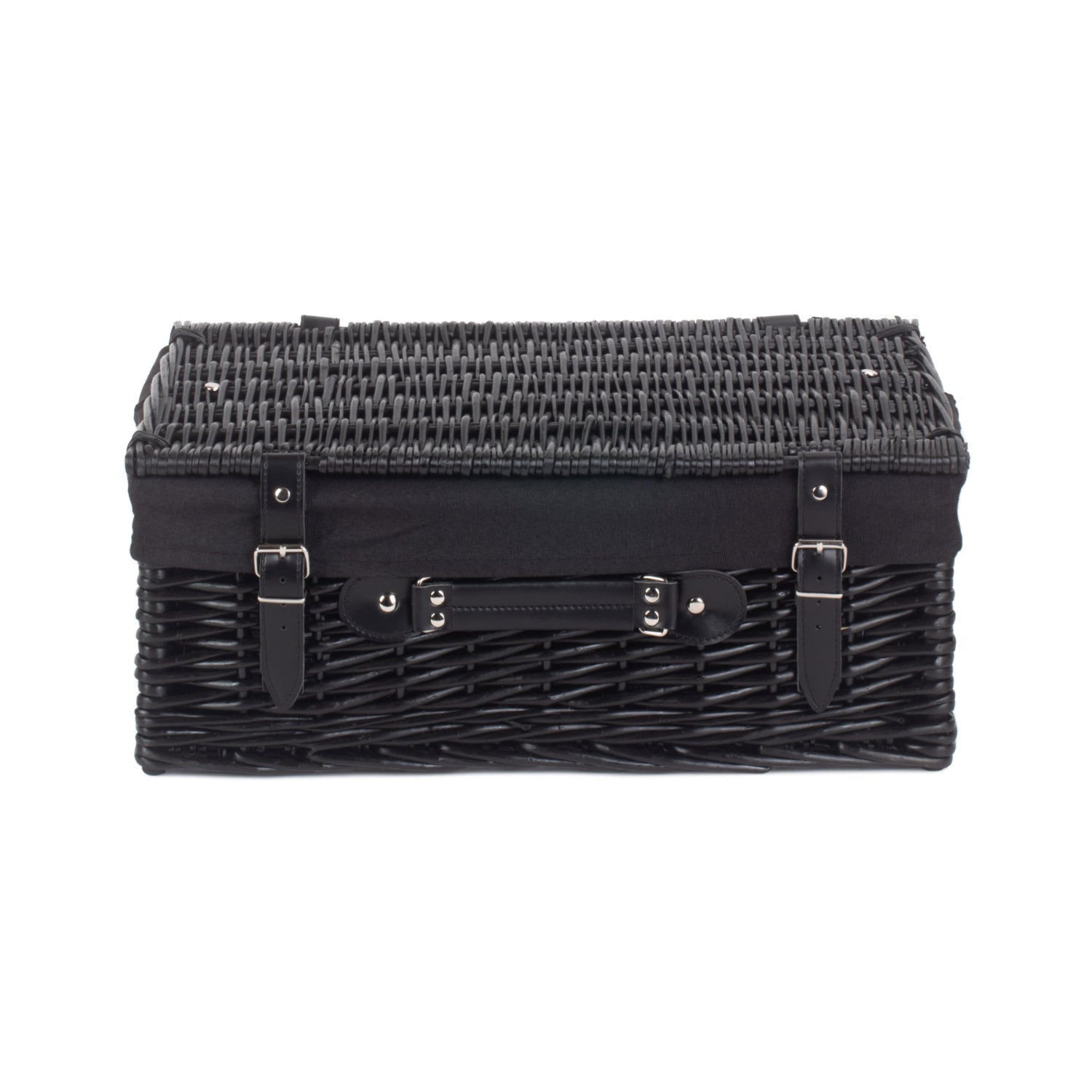 18 Inch Black Willow Hamper with Black Lining - REGN