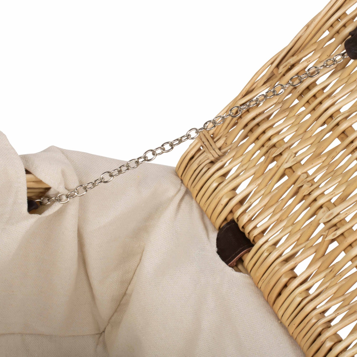 18 Inch Buff Willow Hamper Trunk with White Lining - REGN