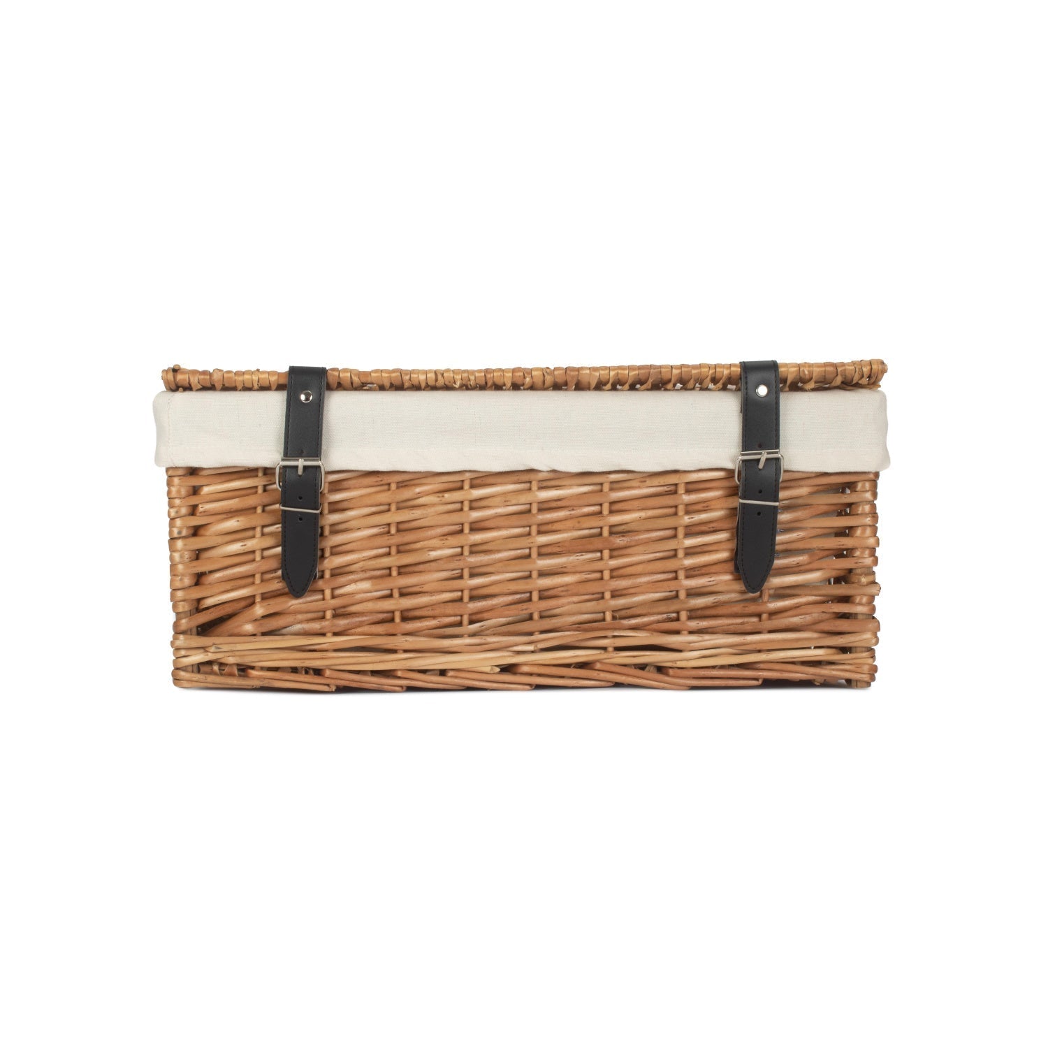18 Inch Split Willow Hamper with White Lining - REGN