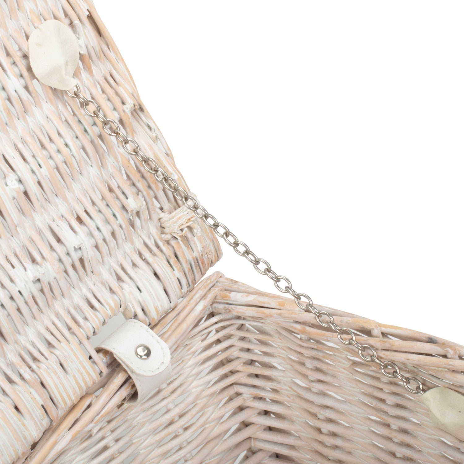 18 Inch White Wash Willow Hamper - REGN