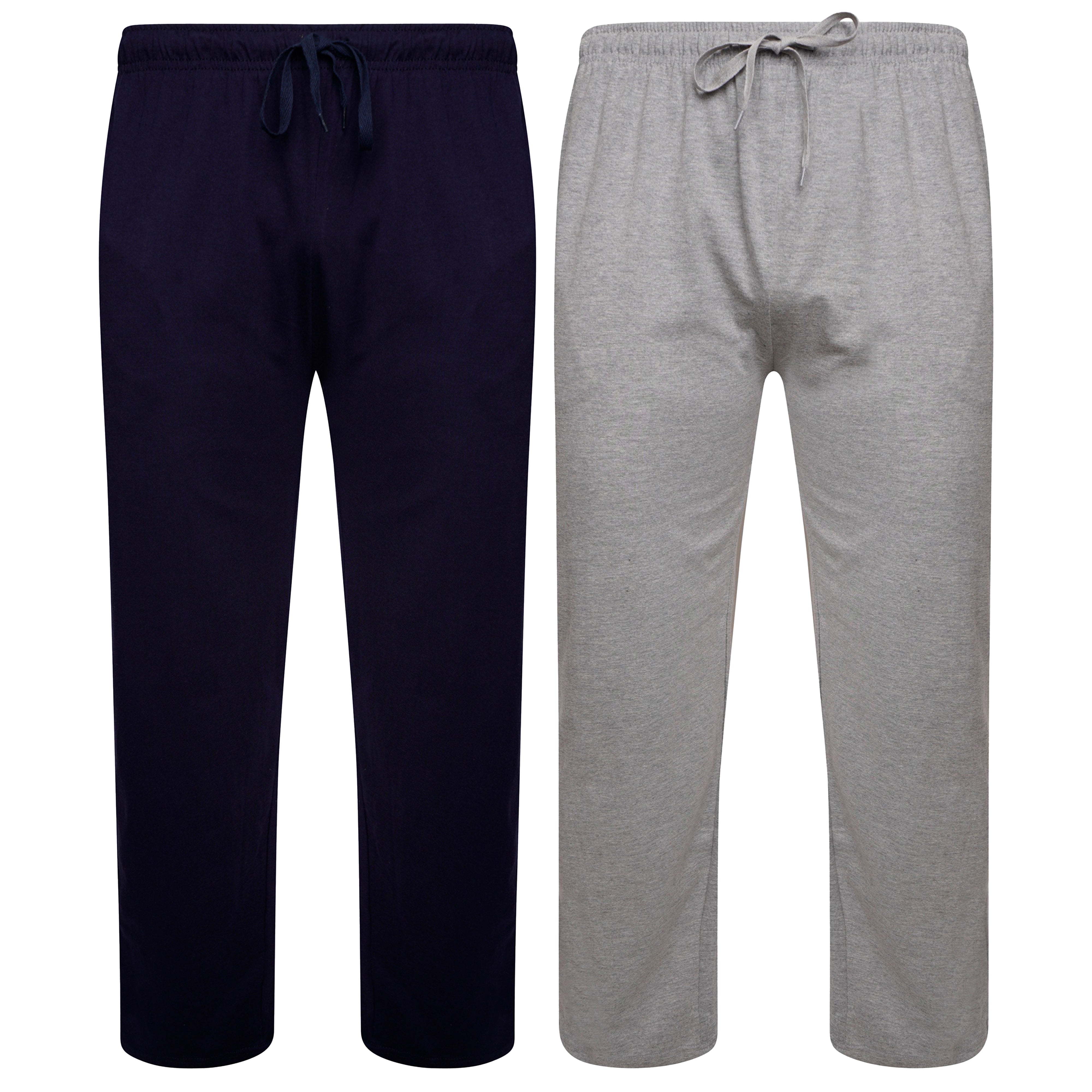 Sock Stack 2 Pack Mens Cotton Lounge Bottoms Stretchable PJ Pants Durable Cosy Cosy Super Soft Lounge Comfort