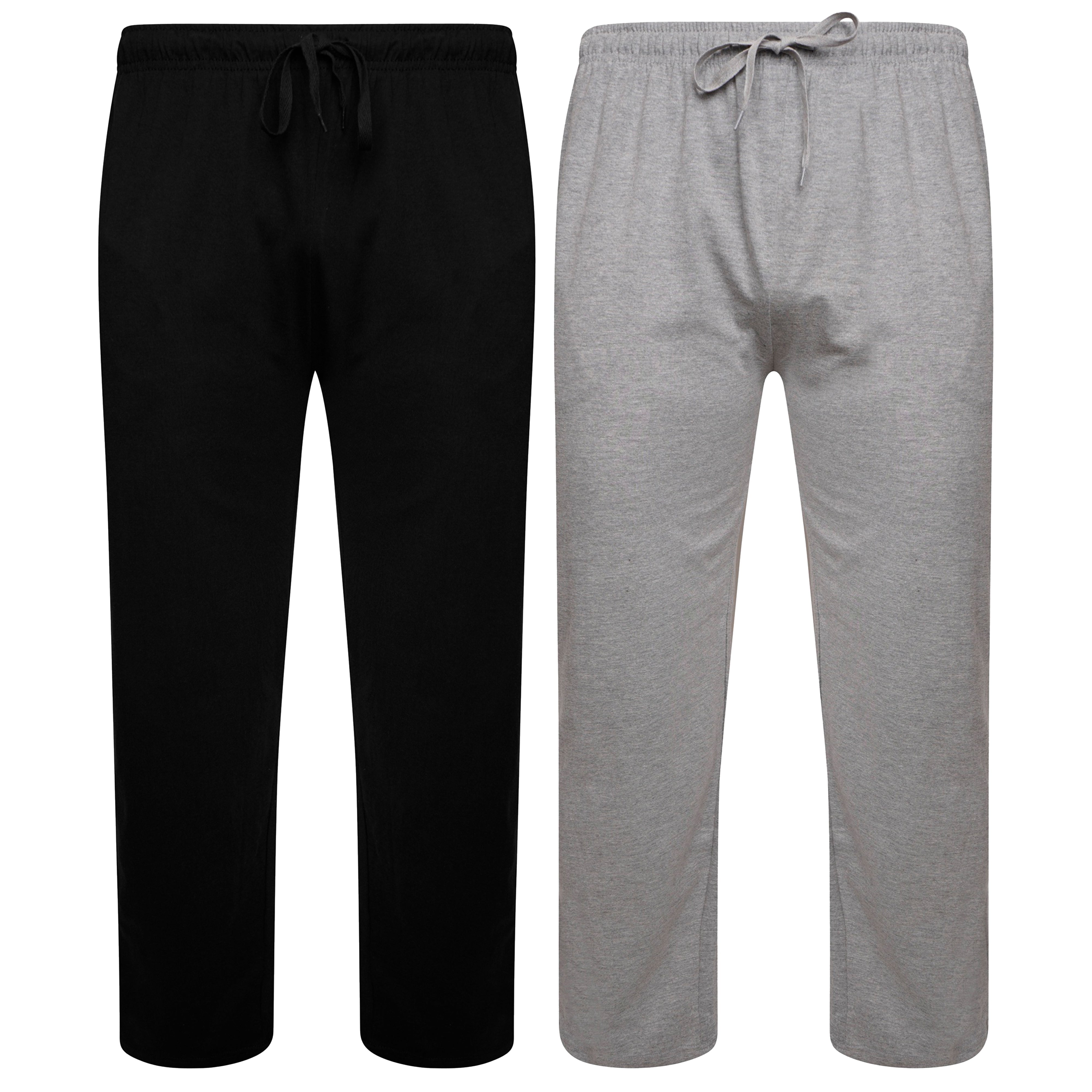 Sock Stack 2 Pack Mens Cotton Lounge Bottoms Stretchable PJ Pants Durable Cosy Cosy Super Soft Lounge Comfort
