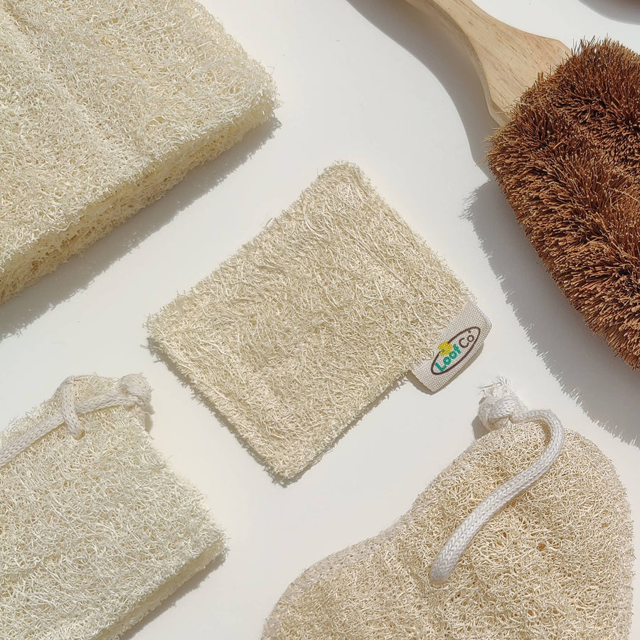LoofCo Soap Rest – Natural Loofah Soap Dish for Bars