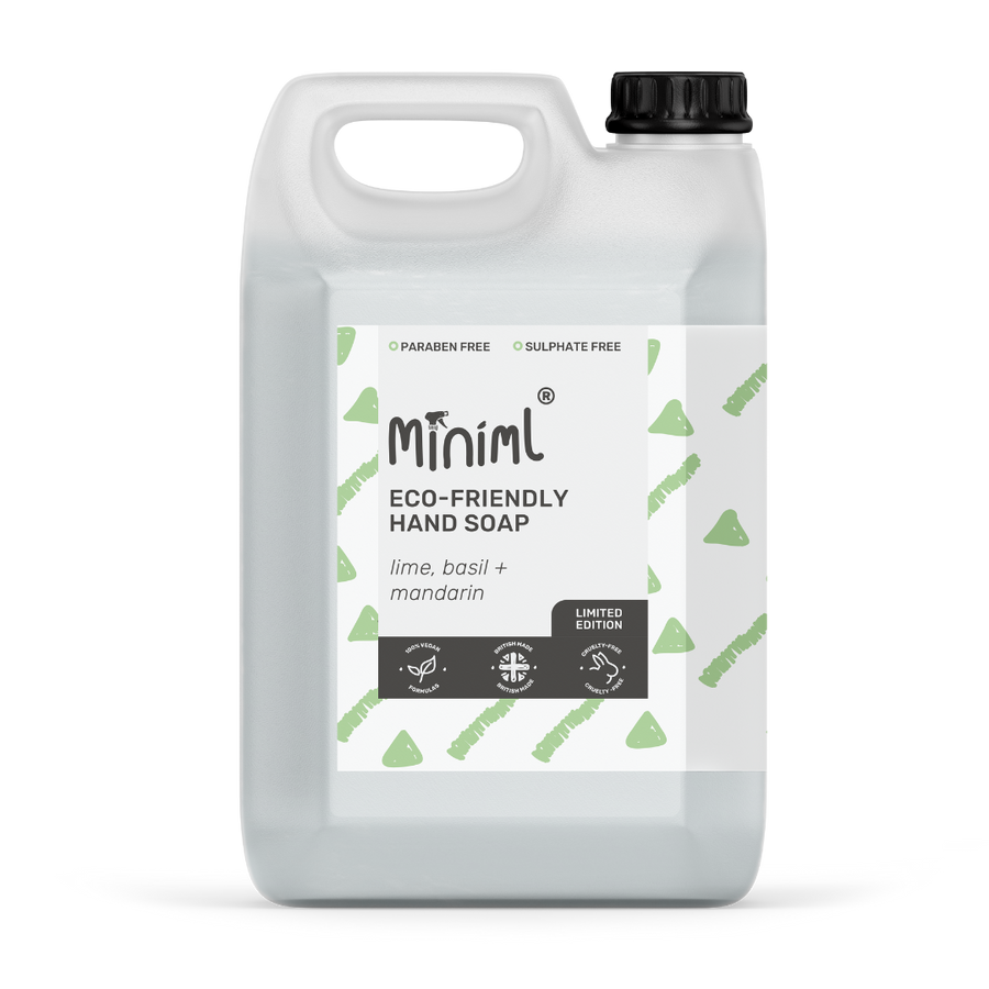 Lime, Basil & Mandarin Hand Soap – 5L Refill Gel Cleanser