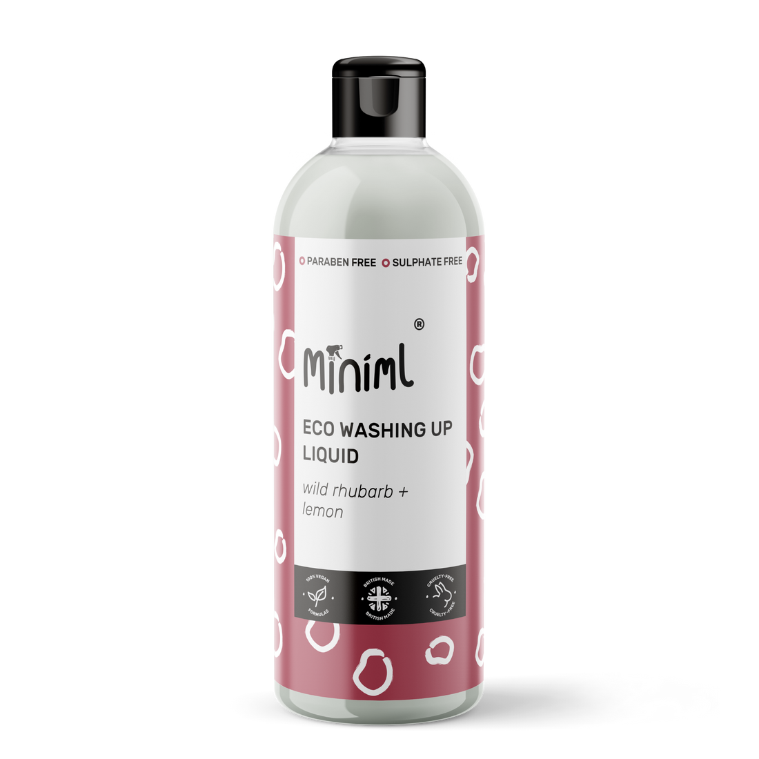 Rhubarb & Lemon Washing Up Liquid – 500ml Bottle