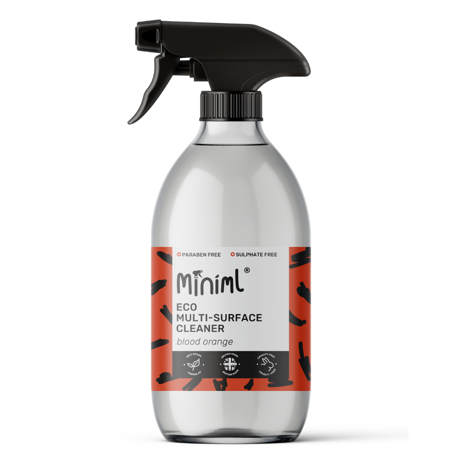 Blood Orange Multi-Surface Cleaner – 500ml Refillable Glass Bottle