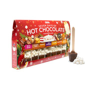 Seven Days of Christmas Hot Chocolate Spoon Gift Set | 7 Festive Hot Chocolate Spoons with Marshmallows