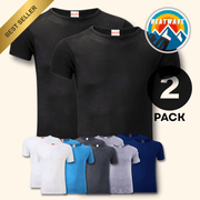 Heatwave Thermalwear 2 Pack Mens Thermal T Shirt Baselayer Brushed Yarn Insulated S-XXL