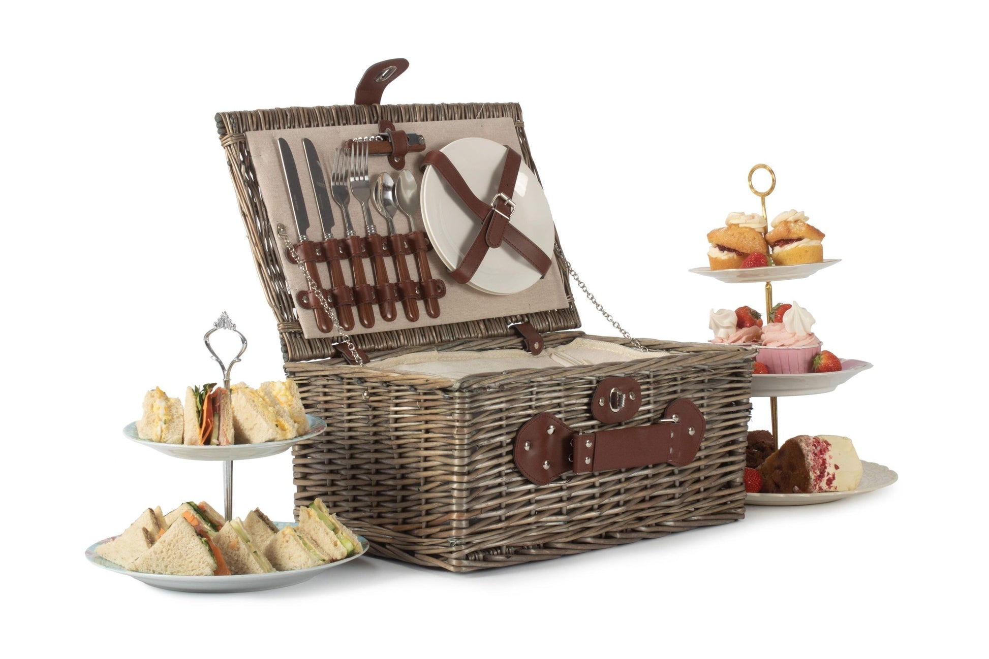 2 Person Chiller Picnic Hamper Basket - REGN