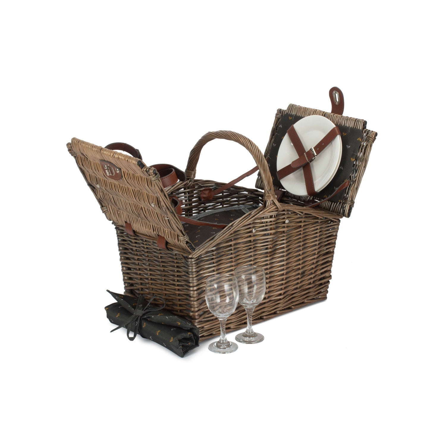 2 Person Nature Slope-sided Hamper - REGN