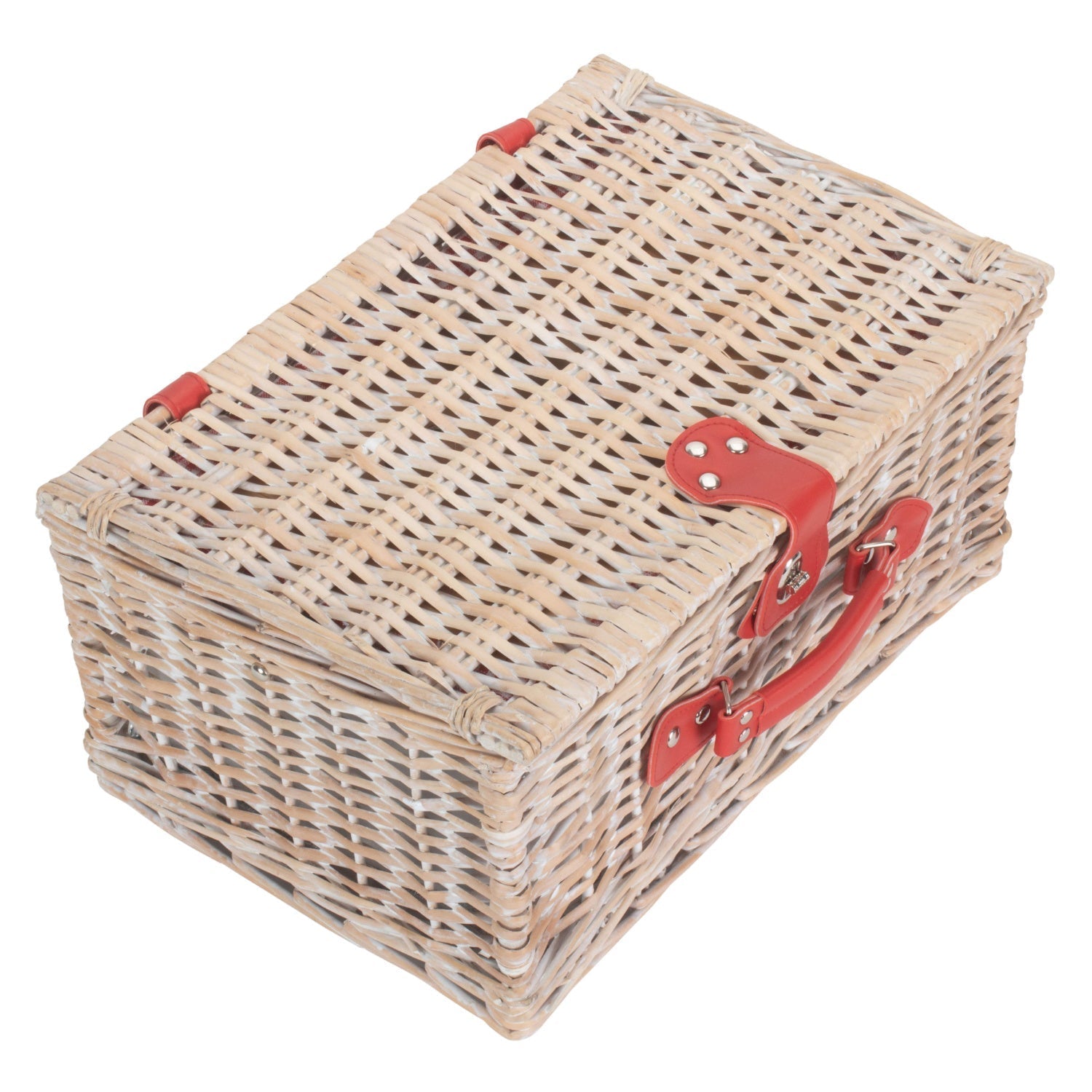 2 Person Red & White Gingham Fitted Hamper - REGN