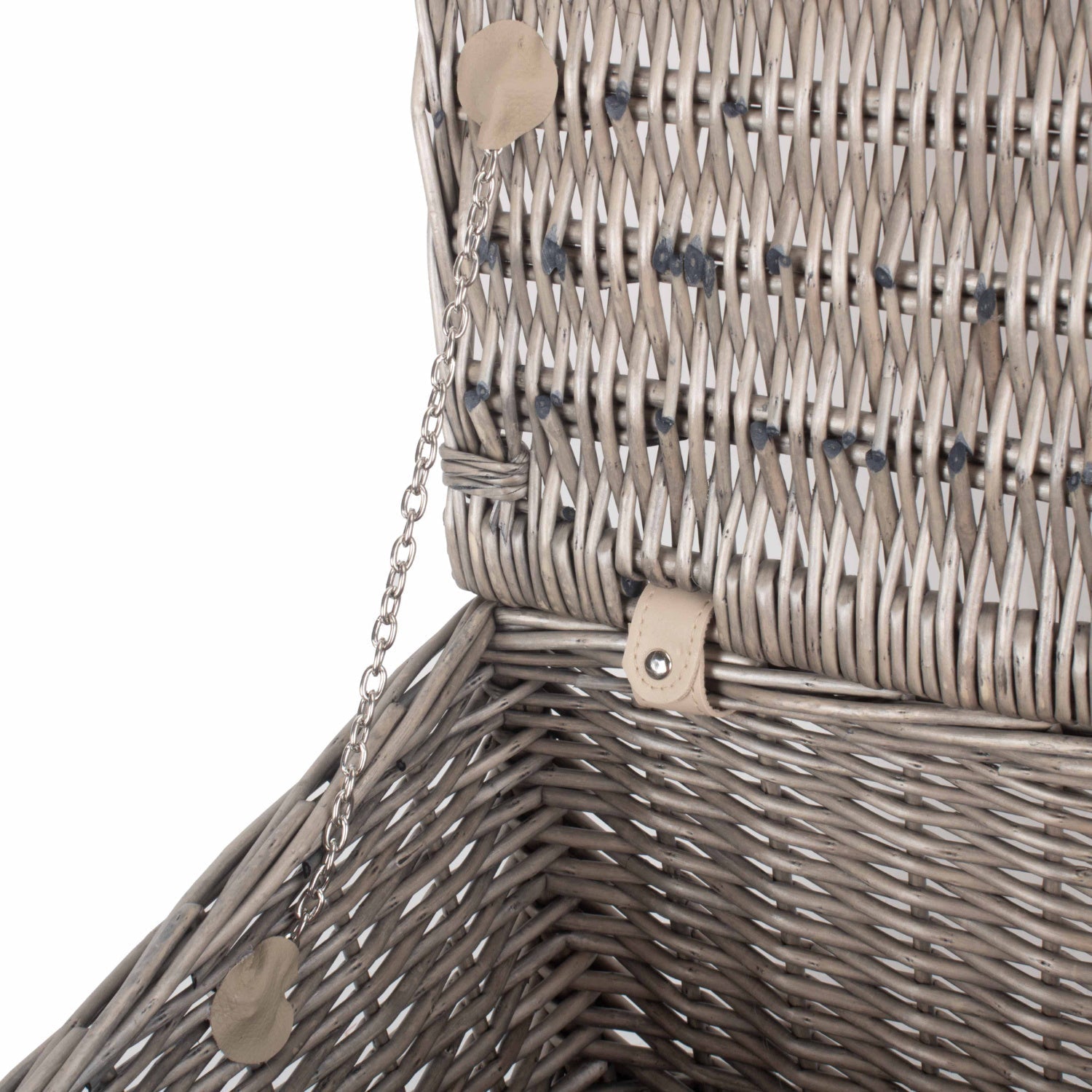 20 Inch Antique Wash Willow Hamper - REGN