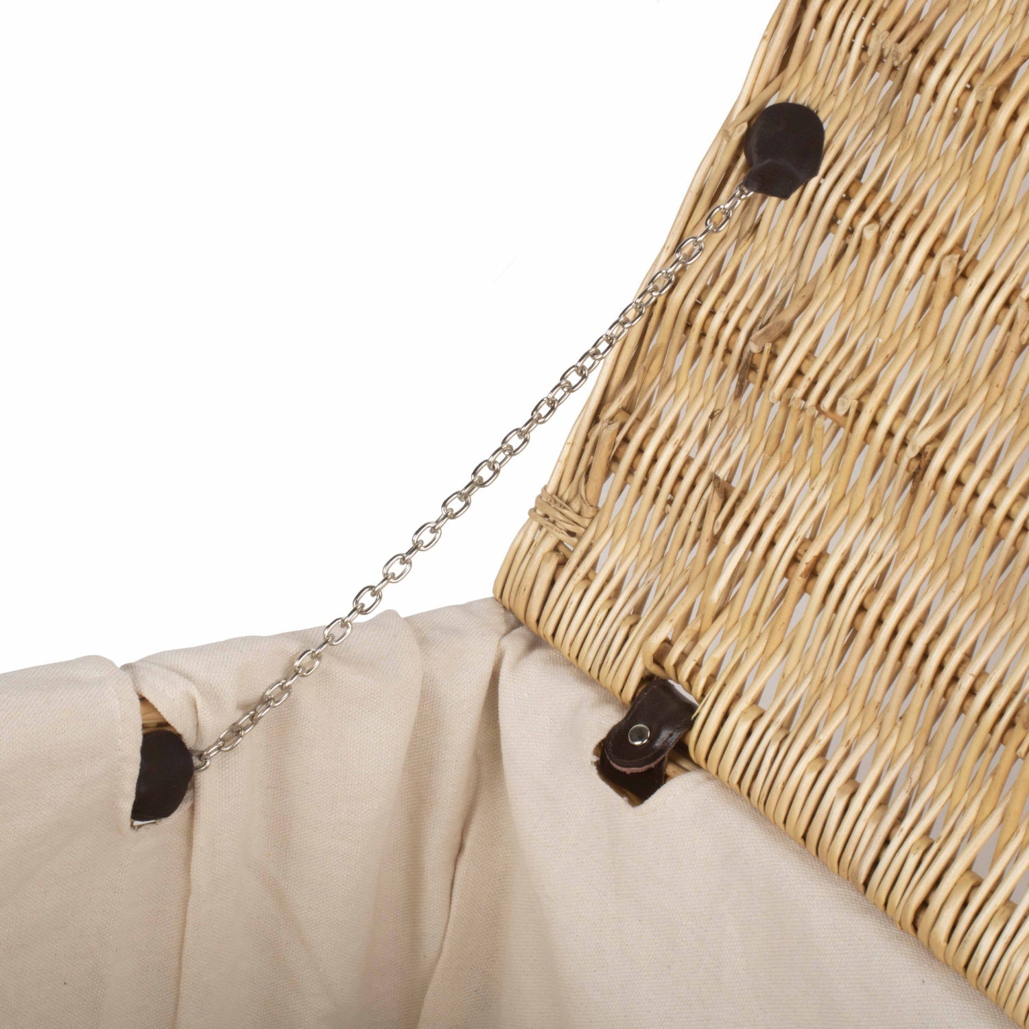 20 Inch Buff Willow Hamper Trunk with White Lining - REGN