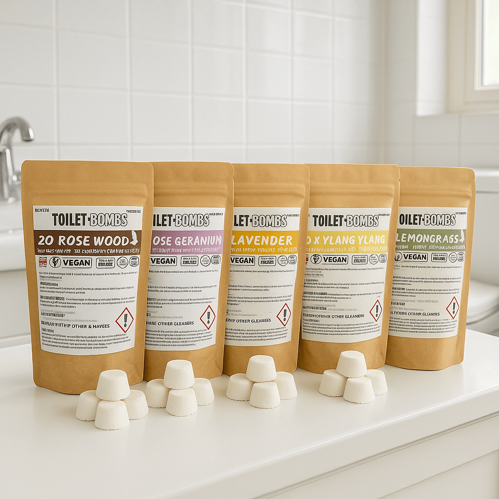 20x Eco Toilet Bombs – Natural Fizzing Toilet Cleaner & Limescale Remover - REGN