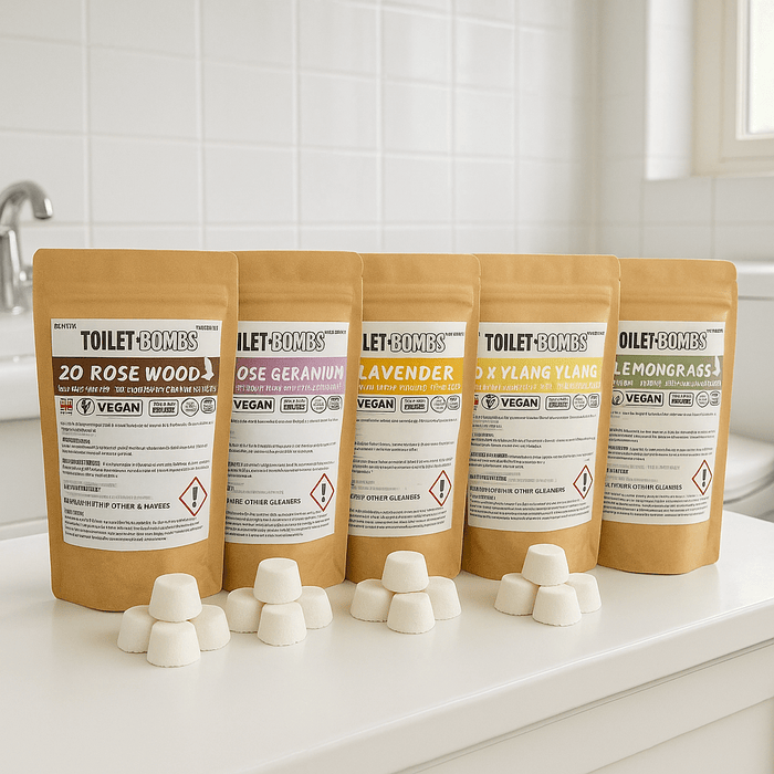 Eco Friendly Toilet Cleaning Bombs - 20 Pack