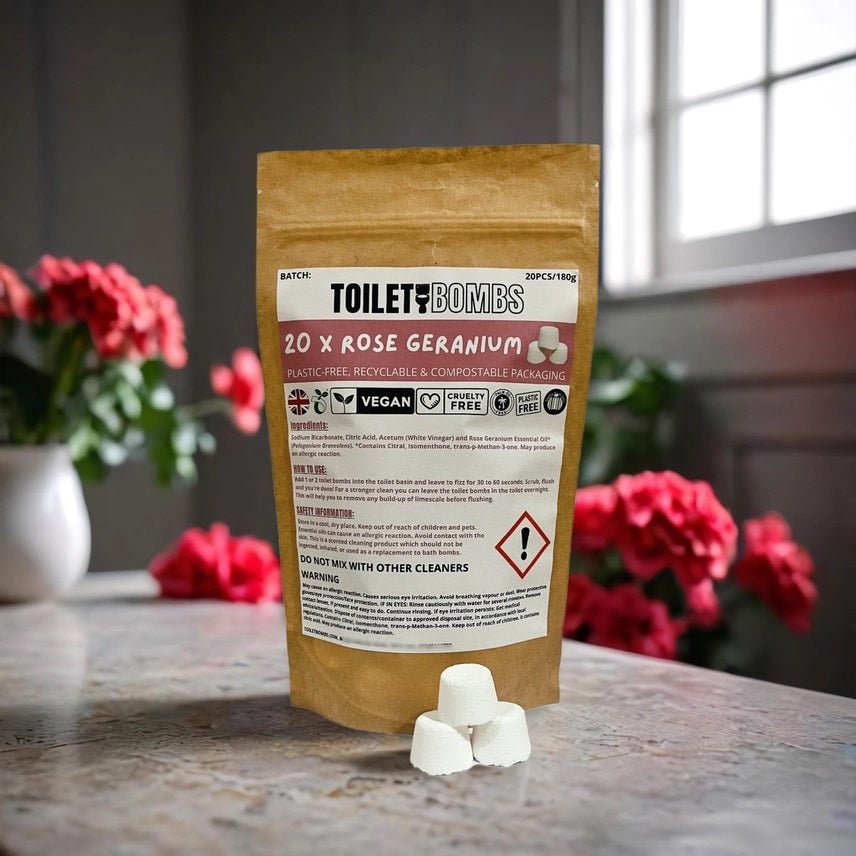 20x Toilet Bombs For Eco Cleaning, Citric Acid Bicarb Toilet Cleaner - Choice Of Scents - REGN